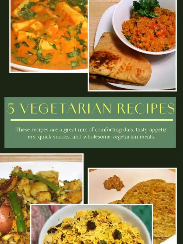 5 Delicious Vegetarian Recipes to Spice Up Your Meals