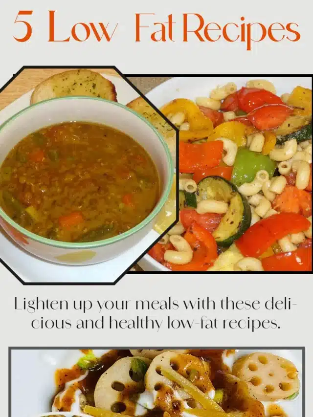 5 Low-Fat Recipes for a Lighter Diet