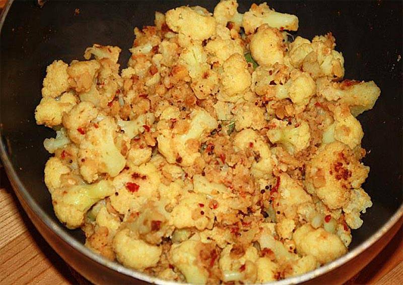 Cauliflower Parupu Usli